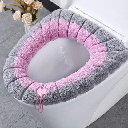 Nordic toilet seat cushion in various colors - soft, warm, and washable