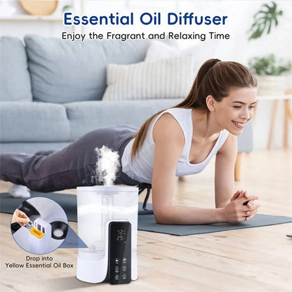 6L large-capacity humidifier with UV sterilization and remote control
