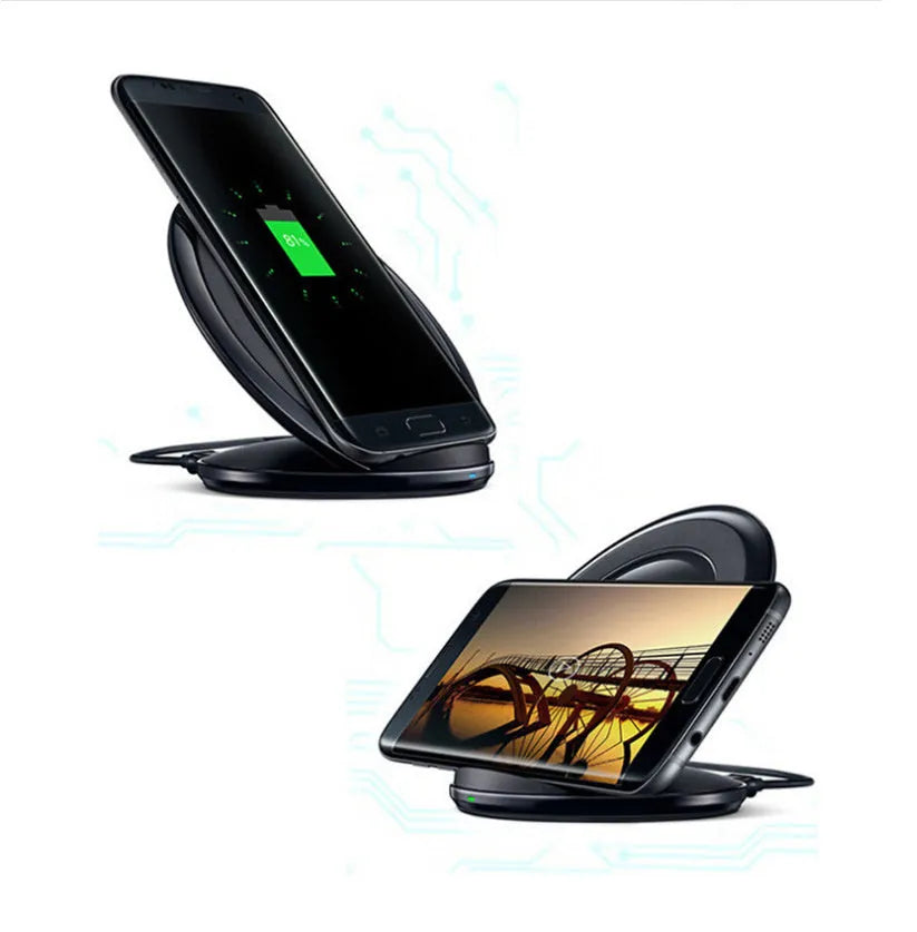 Qi wireless fast charger for Samsung Galaxy Note Edge with USB connection port