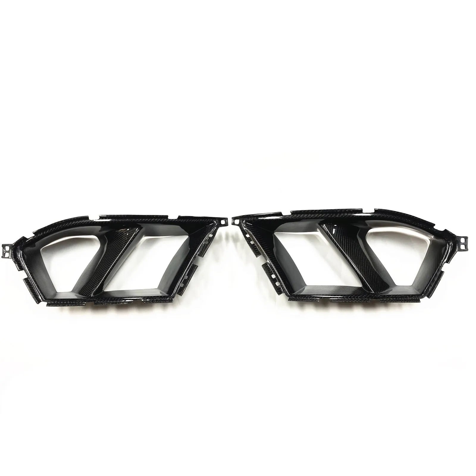 Dry carbon fibre front bumper grille for BMW M3 M4 G80 G82 with 3K weave pattern