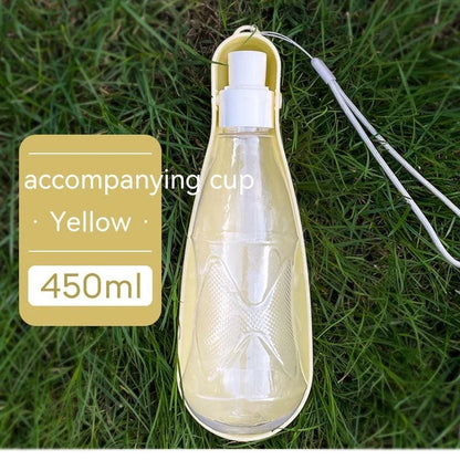 Portable Folding Dog Water Bottle with Large Capacity, Durable and Spill-Proof Design for Hydrating Your Canine Companion on the Go