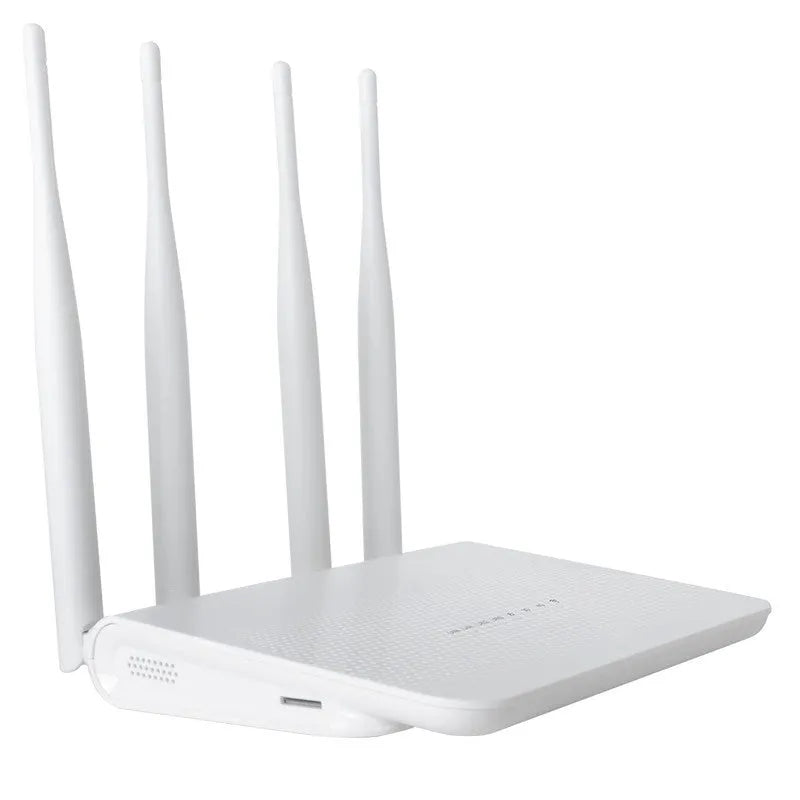 White CPE210 4G LTE wireless router with EU power supply and network cable