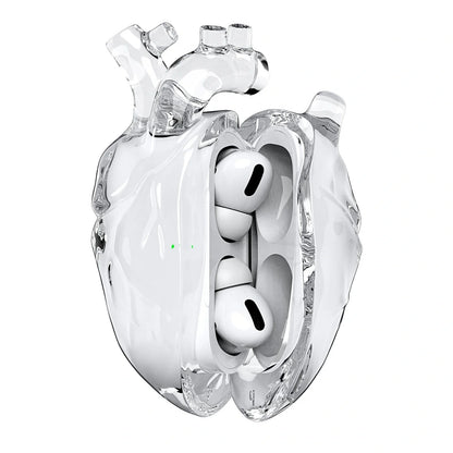 AirPods protective case showing charging port access and colour options