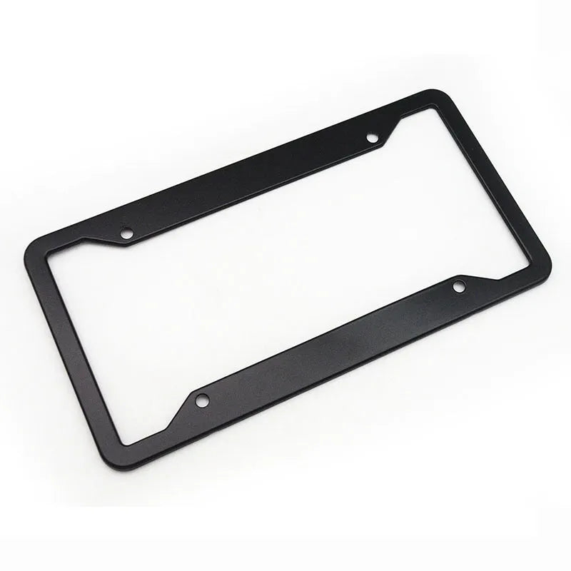 Aluminium alloy stainless steel licence plate frame in four colour options measuring 200x150x20mm