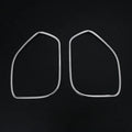 Silver 304 stainless steel audio frame trim kit for 20-22 ROOX40 car door panels