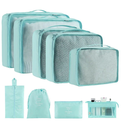 Home Fashion Simple Solid Colour Storage Bag Set in various colours