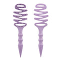 Anti-static Shunfa vent comb in wheat orange stalk hairless finish, made from PP wheat straw, over 20 cm long