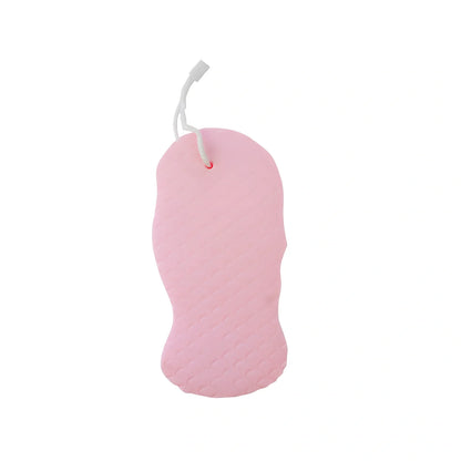 3D fish scale pattern bath sponge for gentle exfoliation and dead skin removal
