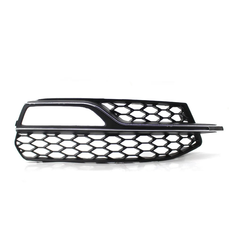Black ABS plastic fog lamp grille for 2013-2016 Audi A3 Sport S3 front bumper replacement