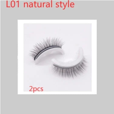 Captivating 3D layered mink-like false eyelashes for bold, voluminous eye makeup looks