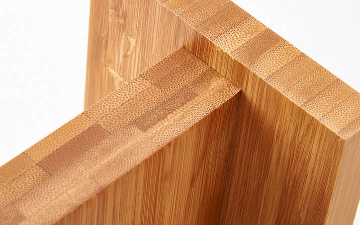 Bamboo magnetic knife holder for kitchen with large capacity and wood colour finish