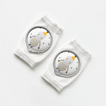 Children's combed cotton knee pads with large mesh design for breathable comfort