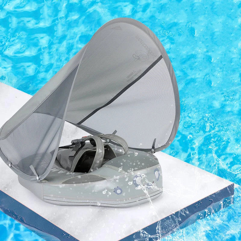 TPU Baby Swimming Ring Floats in various colors, showcasing adjustable buckles and soft fabric for safe, comfortable swimming.