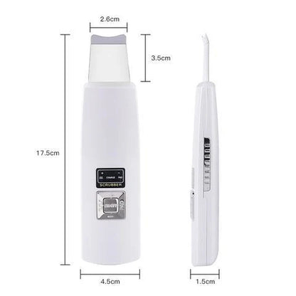 Ultrasonic Skin Scrubber for deep facial cleansing and acne removal