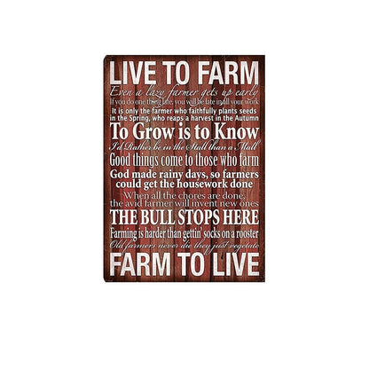 Retro American License Plate Iron Wall Art in metal, 30cm by 20cm