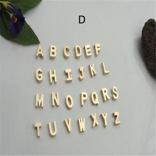 Peach Heart Shaped Letter Necklace in gold and silver finishes with alloy pendant