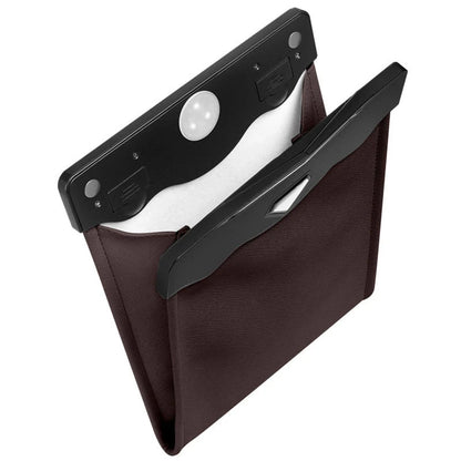 LED Car Trash Can Organizer with leather accents and colour steel baking paint