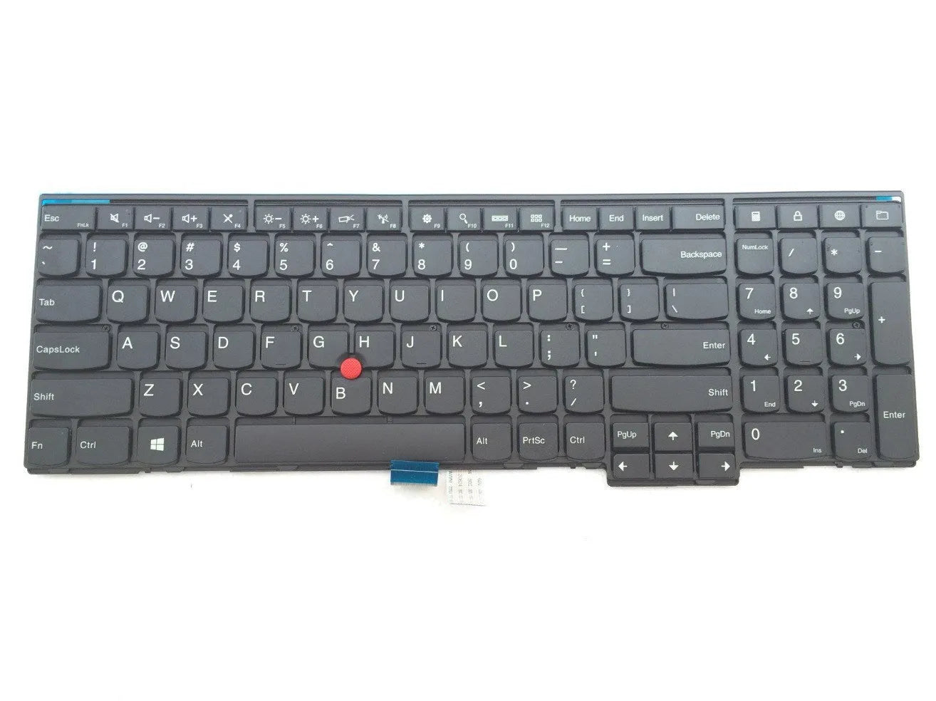 Black Lenovo E531 laptop replacement USB keyboard for W541 T550 W550s models