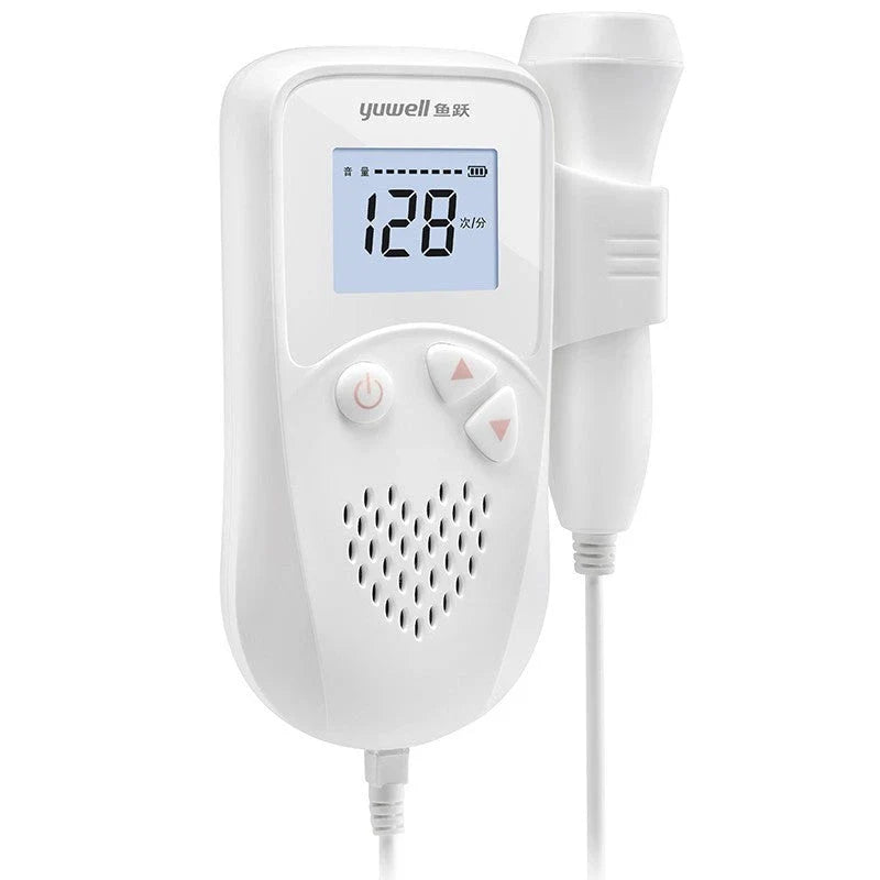 Wireless Fetal Doppler Heart Rate Monitor for Tracking Baby's Heartbeat During Pregnancy