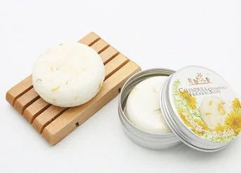 Natural Plant Shampoo Bar with essential oils for nourishing hair care