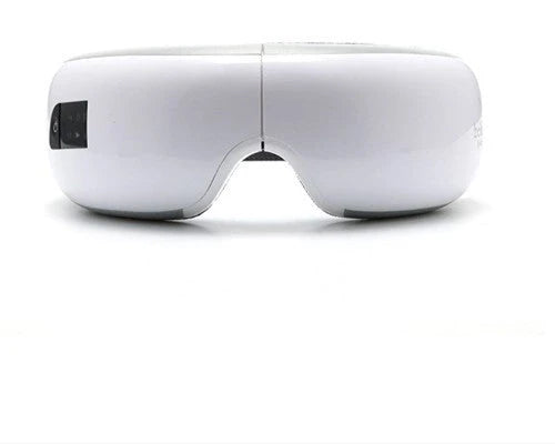 Bluetooth Music Smart Eye Protector with Hot Pack and Vibration Massage in white, pink, and black