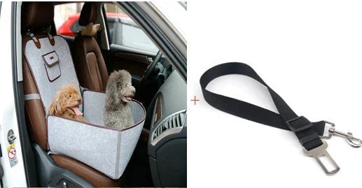 Retro dual-purpose pet car mat front seat cushion in waterproof nylon