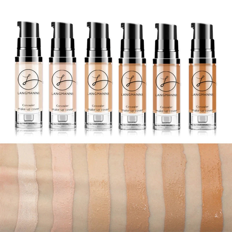 Professional waterproof liquid foundation concealer for flawless skin coverage