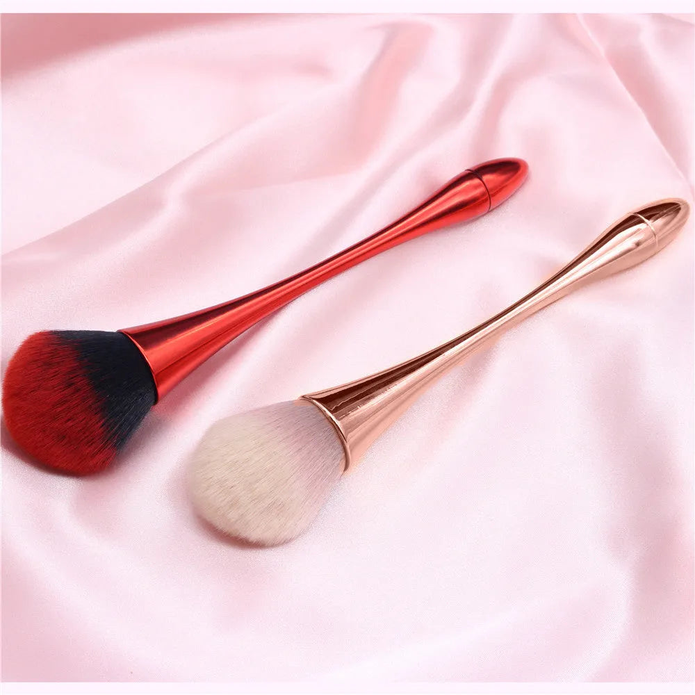 Special shape sponge cosmetic puff in Red for flawless foundation application 20.5cm length