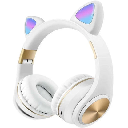 Cat ear Bluetooth headset in various colours with wireless stereo sound