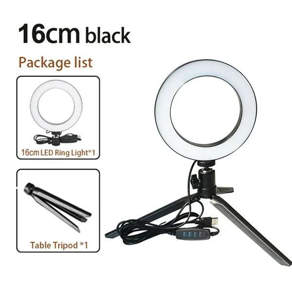 A versatile lighting kit for iPhone, including a ring light, tripod, and accessories to enhance mobile photography and videography