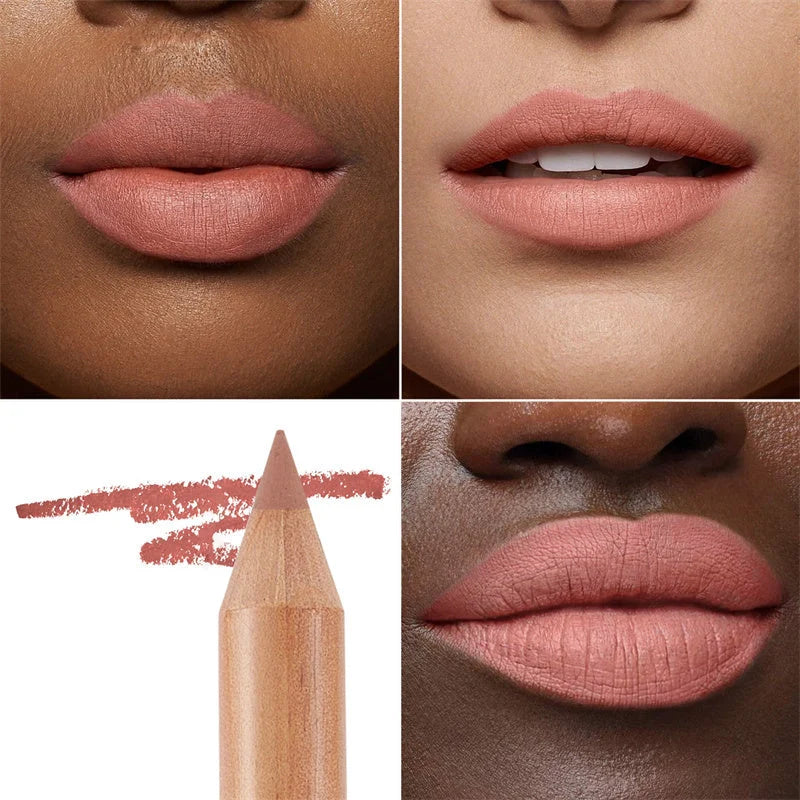 PHOFAY Nude Lipliner Kit with 12 matte shades for perfect lip definition