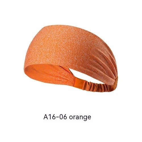 Quick-drying antiperspirant yoga hair band for women in various colours