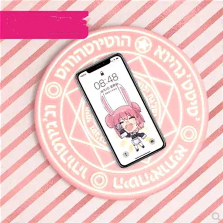 Stylish 10W wireless charging pad with unique magic array pattern design for fast, cord-free charging of compatible devices