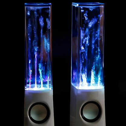 Wireless dancing water speaker with LED lights showing water column synchronised to music