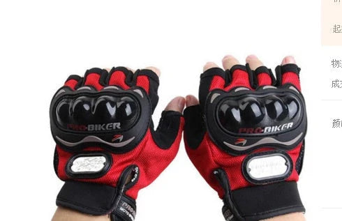 Motorcycle riding gloves in various colors, offering protection and style for Kiwi adventurers.