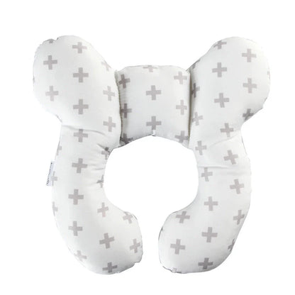 U-shaped baby head support pillow in various styles for car safety seats