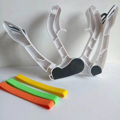 White arms and upper body workout equipment with 560g weight for home fitness training