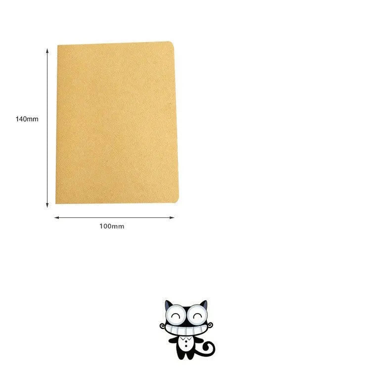 Retro graffiti sketchbook with plain blank pages in black cover, showing 102x142mm size and binding car line construction