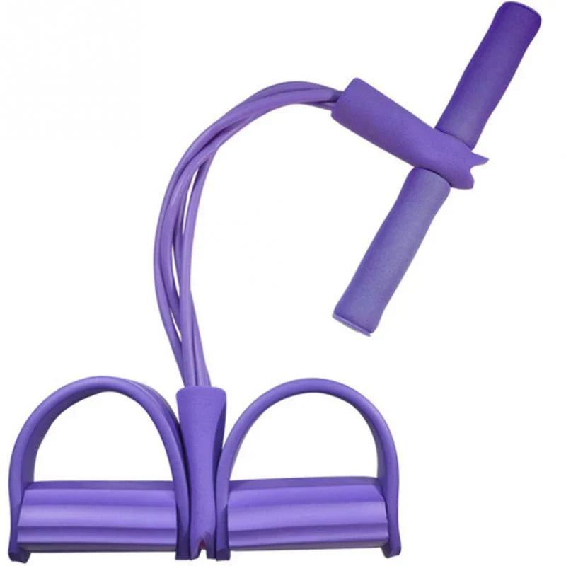 Natural Latex Resistance Trainer with handles for full-body workouts
