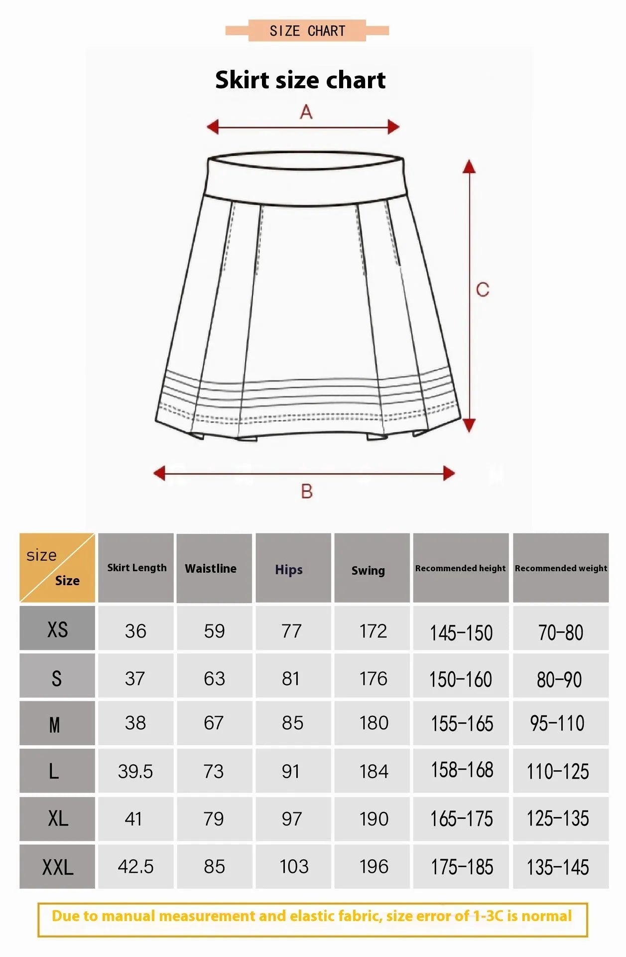 Women's high waist half-length sports skirt in breathable fabric for athletic activities