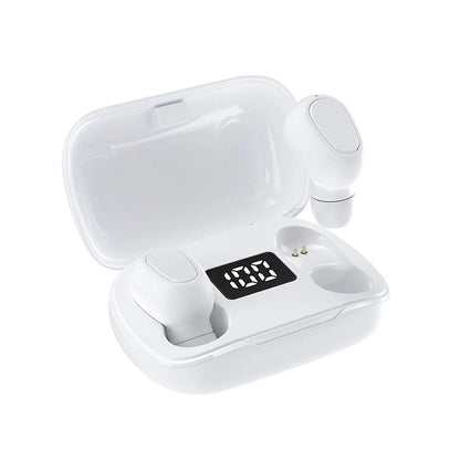 Bluetooth wireless in-ear stereo earphones with digital charging box
