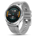 S20 smart fitness bracelet on a wrist, showing its 1.28 inch screen and strap, in black, grey, or pink.