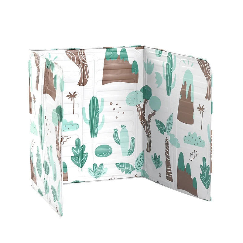 Foldable aluminium oil splatter screen for gas stoves