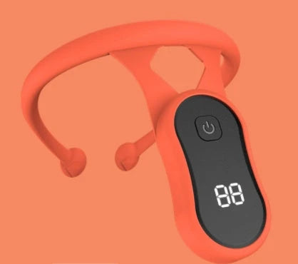 Premium silicone posture correcting neckband with real-time posture monitoring and smart vibration reminders for improved spinal alignment and reduced neck, back, and shoulder discomfort.