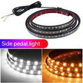Yellow and white pedal streamer side steering light lamp for vehicles with 150cm or 180cm length.