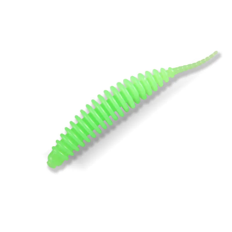 49mm 0.9g micro soft worm lure in multiple colours for topmouth culter mandarin fish weever