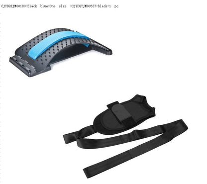 Versatile yoga stretching belt with adjustable loops and foot straps for full-body mobility and flexibility