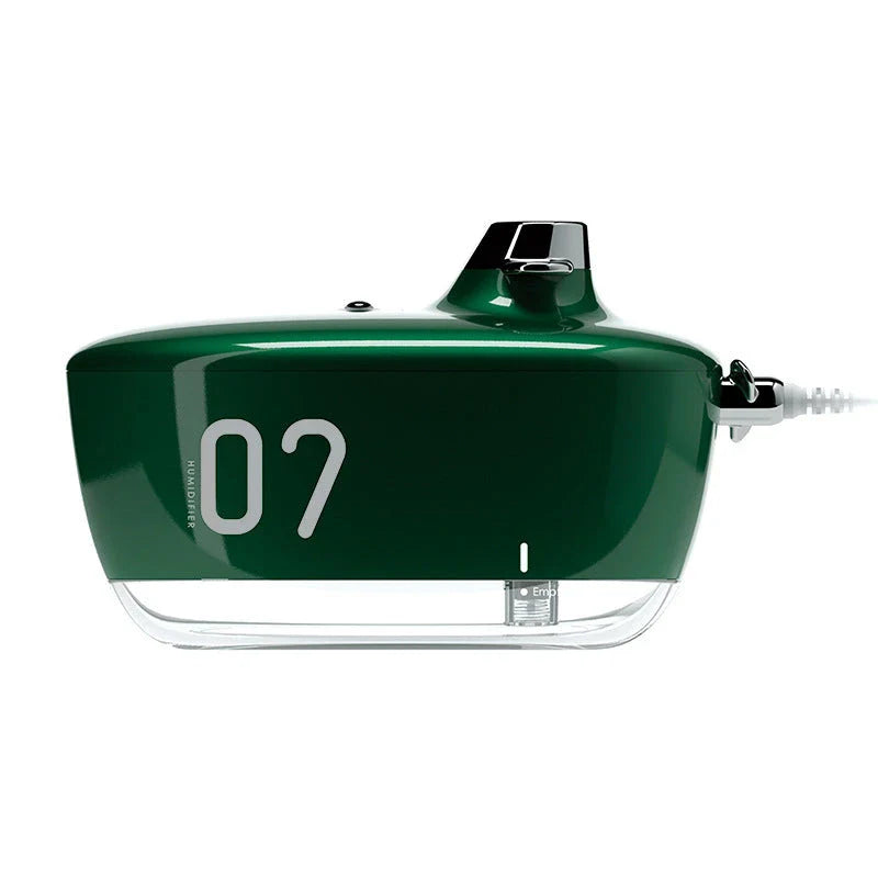 USB Mini Portable Air Purifier and Humidifier with night light in yellow, pink, and green