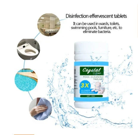 Swimming Pool Effervescent Tablet Box for algae prevention and water clarity