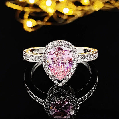 Stylish multicolor cubic zirconia wedding rings for women, perfect for any occasion.